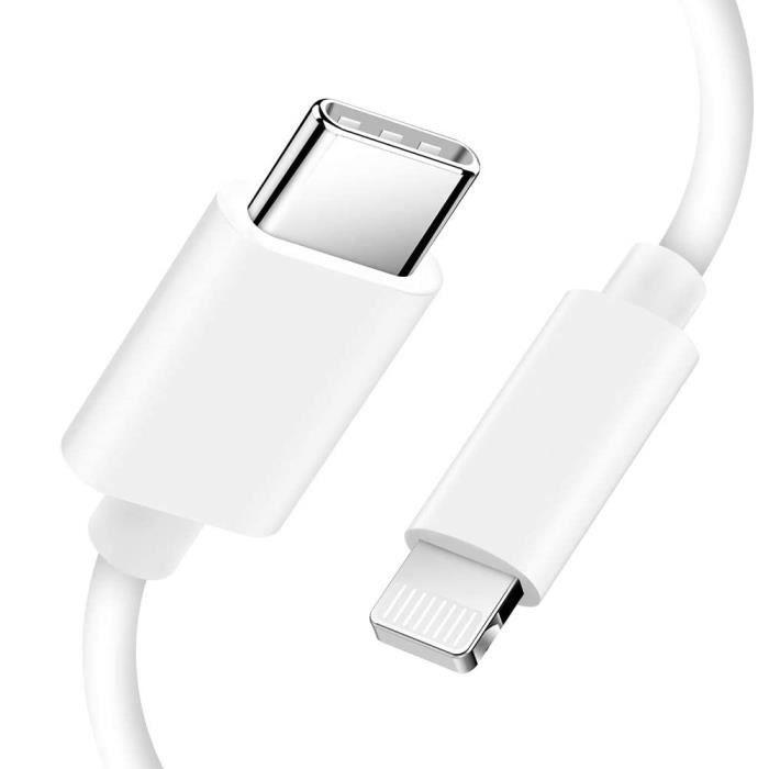 Câble USB-C vers Lightning 1m